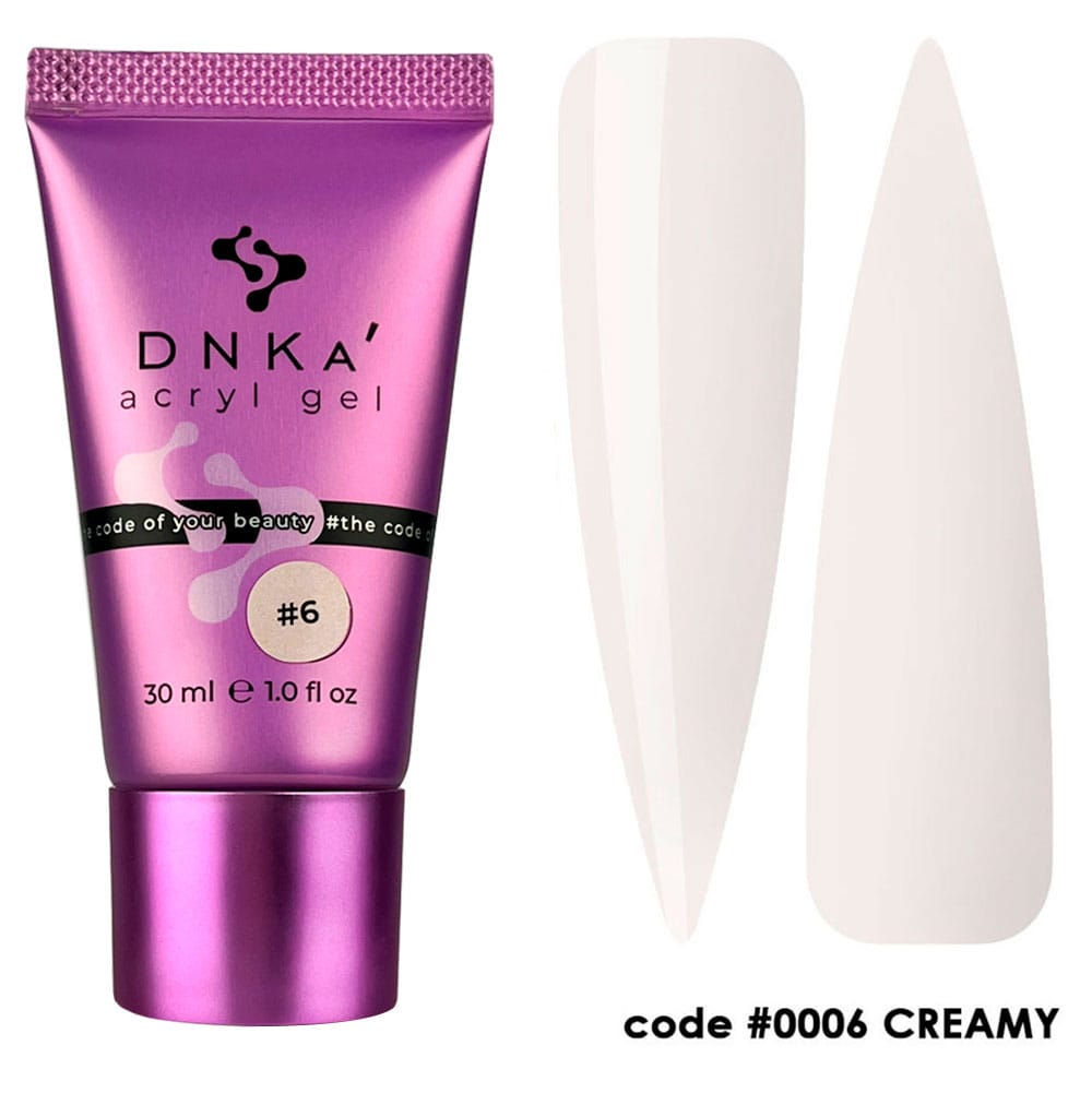 DNKa' Аcryl Gel #0006 Creamy (tube), 30 ml