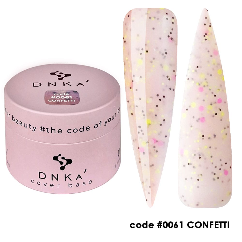 DNKa' Cover Base #0061 Confetti, 12 ml