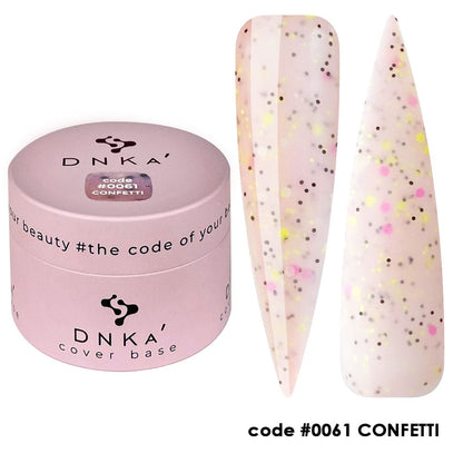 DNKa' Cover Base #0061 Confetti, 12 ml